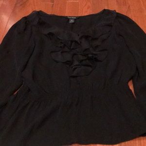 White House Black Market 100% Silk Blouse